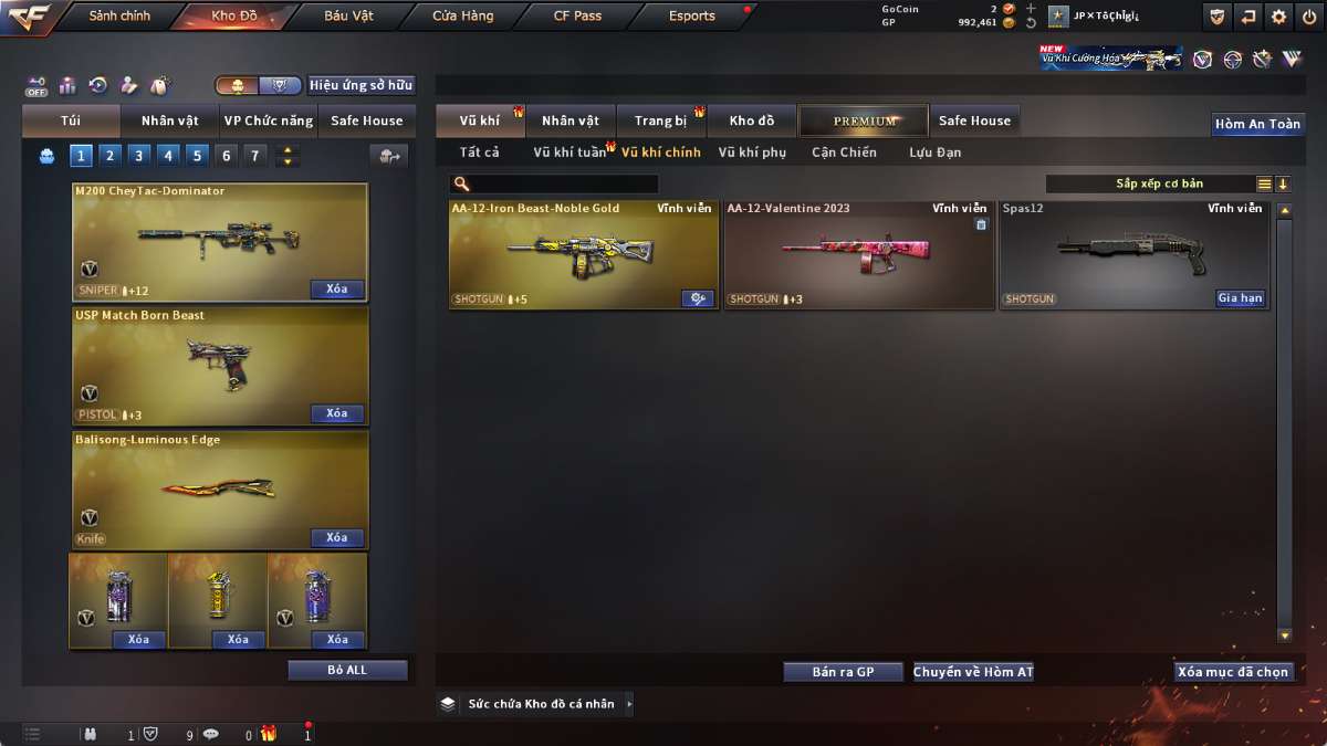 shop acc cf uy tin gia re